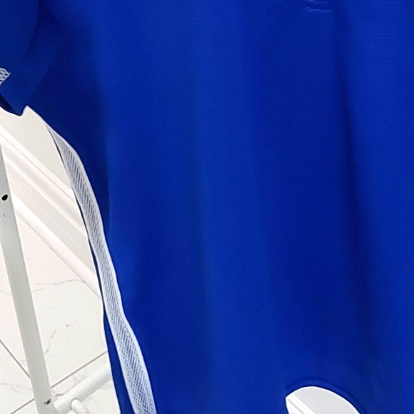 Under Armour Heatgear Polo Tour Shirt Blue size XXL - Picture 3 of 4